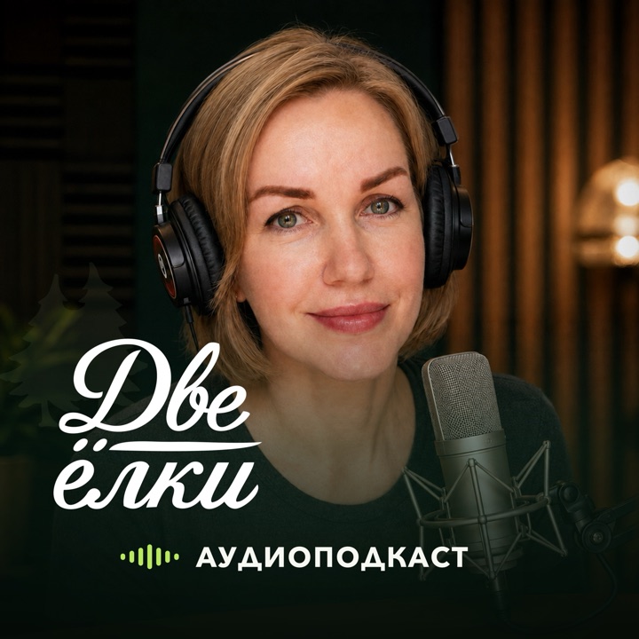 Обложка аудиоподкаста «Две ёлки» с Катей